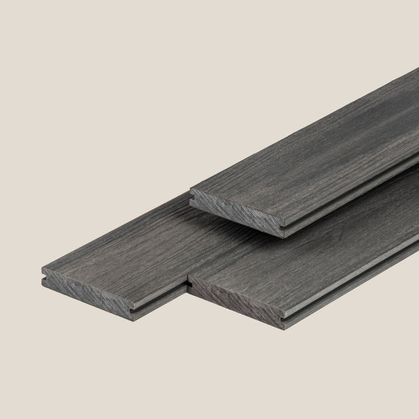 Composiet Vlonderplank | Massief: Dark Grey